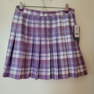 NWT Pastel Goth Pleated Skirt